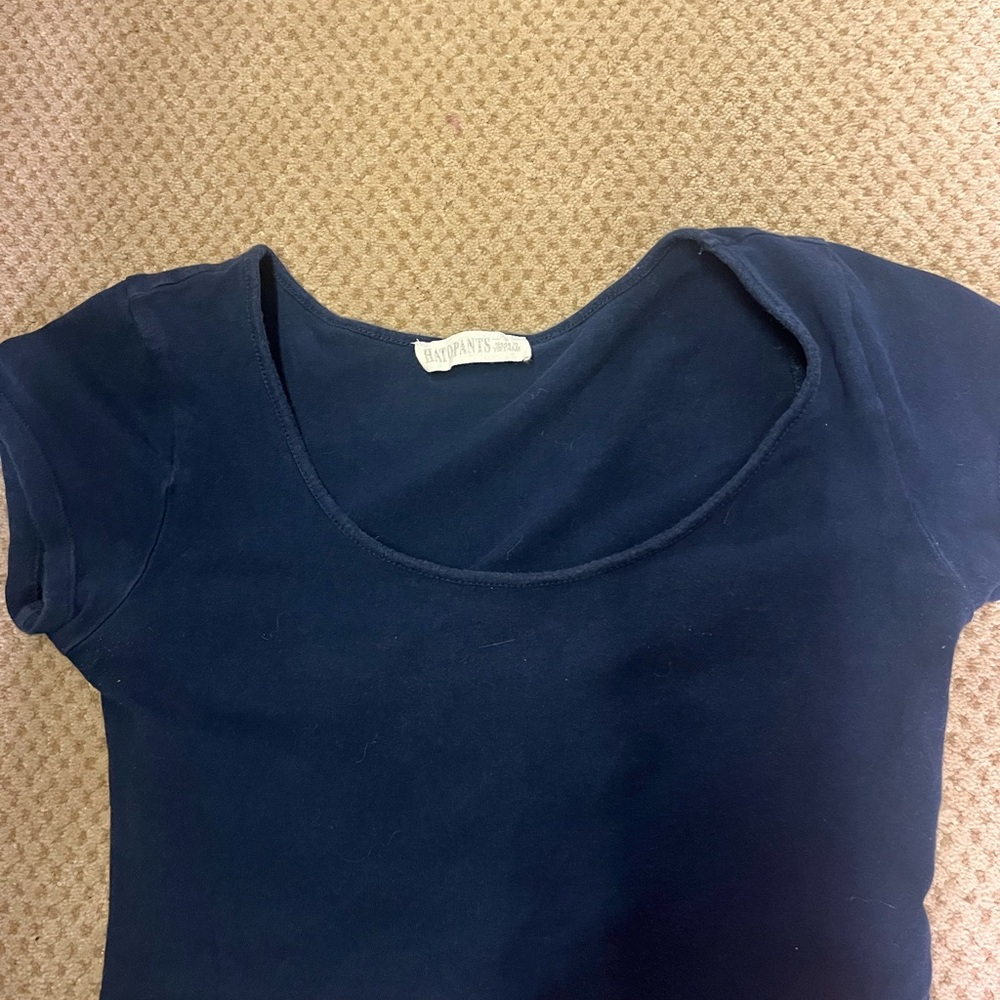 Trendy Navy Crop Top by H&M